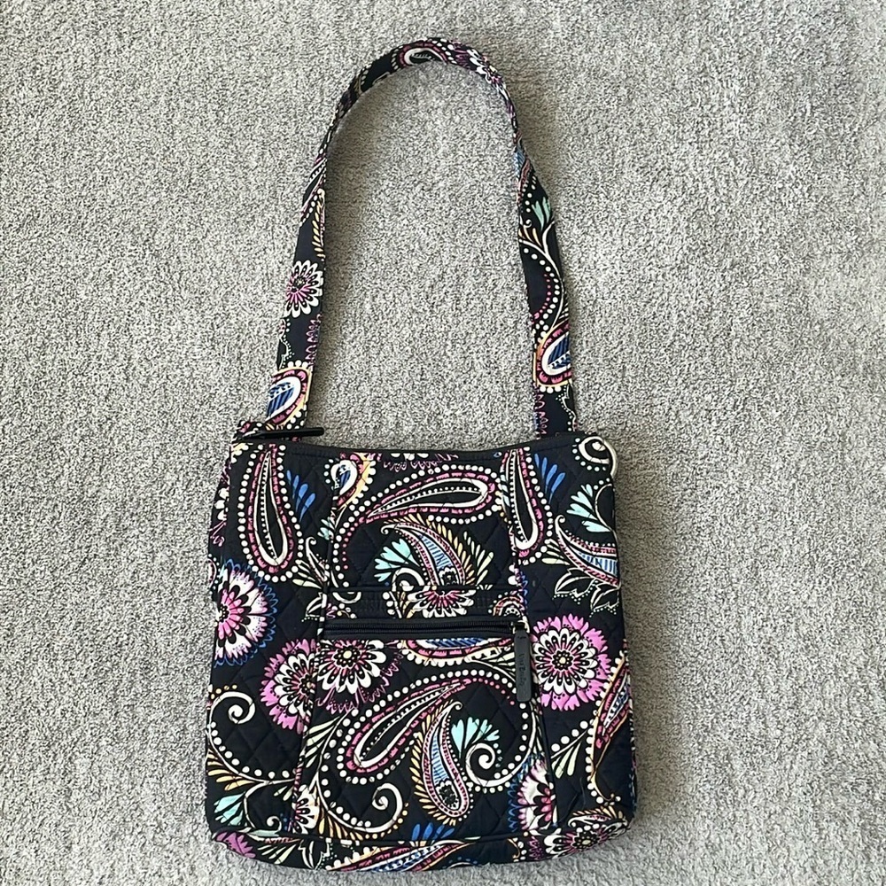 EC Vera Bradley Floral Print Quilted Crossbody Bag
